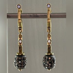 Alex Sepkus Sticks & Stones Diamond and 18k Gold Earrings